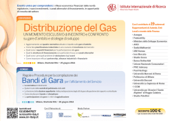 Distribuzione del Gas - Istituto Internazionale di Ricerca