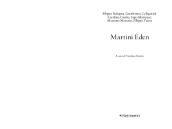 Martini Eden - Nutrimenti