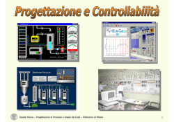 Davide Manca &ndash; Progettazione di Processo e Analisi dei Costi