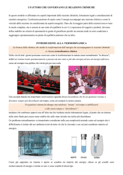 introduzione termodinamica