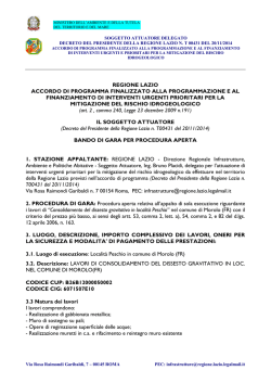 Allegato B - Regione Lazio
