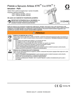 312549G, XTR5 and XTR 7 Airless Spray Gun, Italian