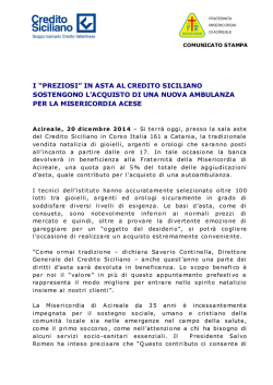 Leggi - Misericordia di Acireale