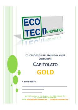 capitolato gold classe