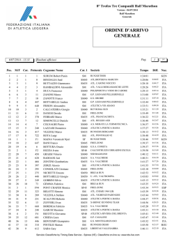 8&deg; trofeo Tre Campanili
