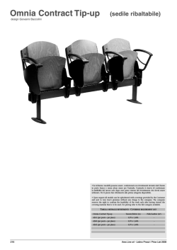 Scheda tecnica Omnia Contract Tip-Up
