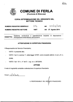 COMUNE DI FERLA