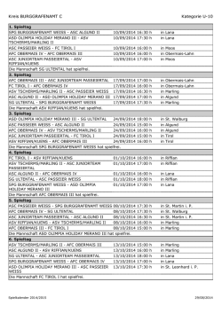 Spielkalender U10 Burggrafenamt C (PDF)