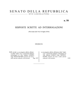 N. 50 - Senato della Repubblica