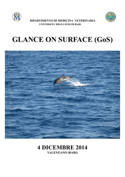 locandina glance on surface - Ordine dei medici veterinari della