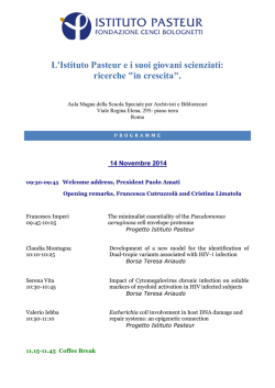 Link al programma completo della giornata