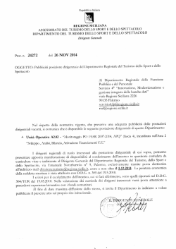 Dipartimento Regionale del Turismo Sport e Spettacolo