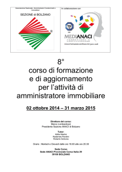 Scarica - ANACI Bolzano