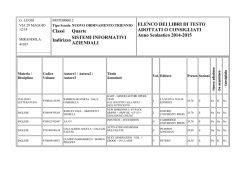 Classi quarte ITE SIA a.s.2014-15