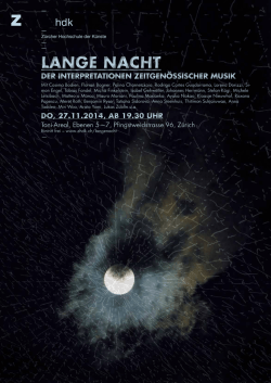 LANGE NACHT LANGE NACHT Z