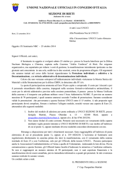 Informativa - Unuci Pescara