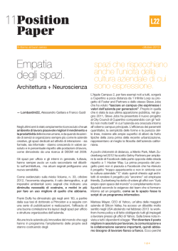 Empatia degli spazi