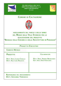 Dettaglio tecnico computo metrico 26.09.2014