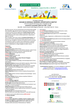 locandina - Citt&agrave; di Torino