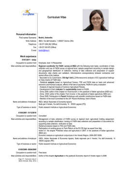 Europass Curriculum Vitae