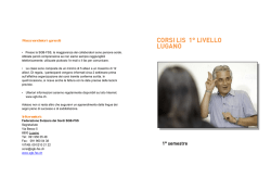 Download programma del corso 1 Lugano in formato PDF