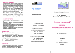 brochure epatocarcinoma rivista da Russello - "Garibaldi"