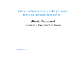 Bias e Confondimento
