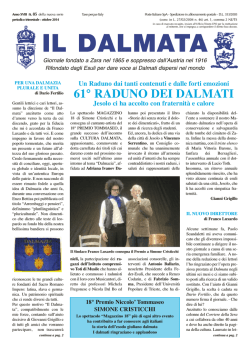 Il Dalmata n. 85 - Adriatico Unisce