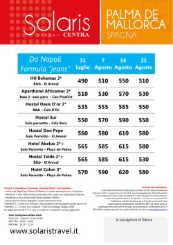 Da Napoli Formula &ldquo;jeans&rdquo; - Pro-Locando-Viaggi-e