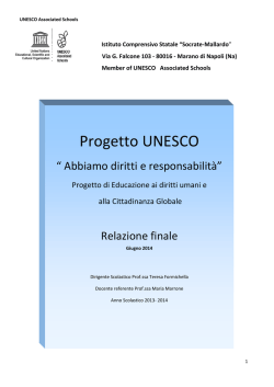 A - Il testo completo della relazione finale 2014