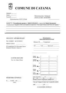 Determinazione Sindacale