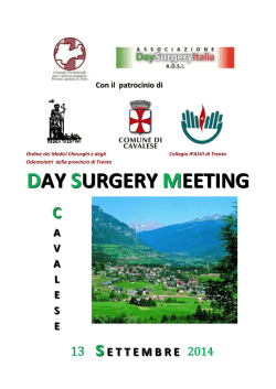 Palazzo dei Congressi, Cavalese 13 settembre