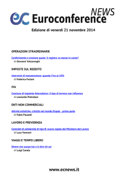 Conferimento e cessione quote: il registro va messo in