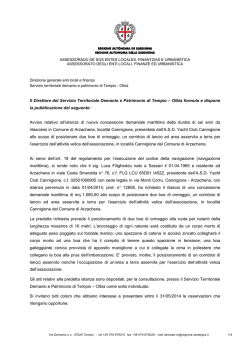 Avviso [file] - Regione Autonoma della Sardegna