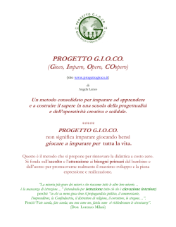 Progetto G.I.O.CO. - Comune di Messina