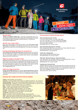 info... - Val Gardena