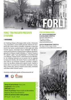 FORL&igrave; - Trekking Urbano