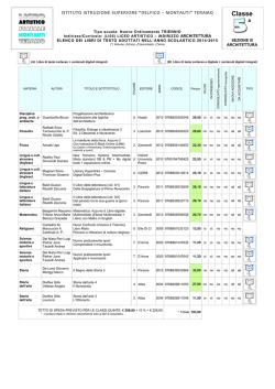 quinta architettura - Liceo Artistico di Teramo