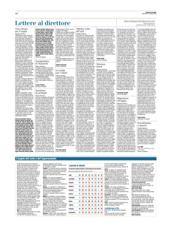 Lettere al direttore