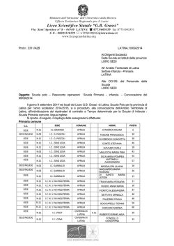 Primaria - Gilda degli Insegnanti di Latina