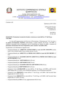 ISTITUTO COMPRENSIVO STATALE QUARTUCCIU