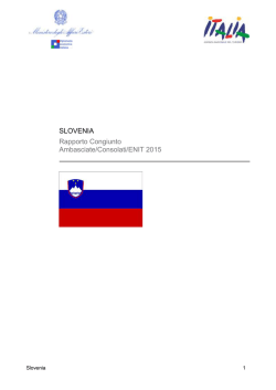 Slovenia - Ministero degli Affari Esteri