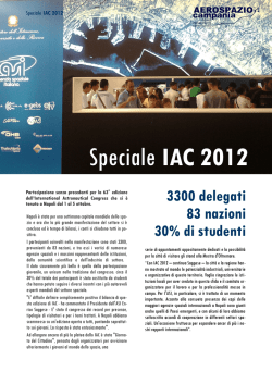 Aerospazio Campania Speciale IAC