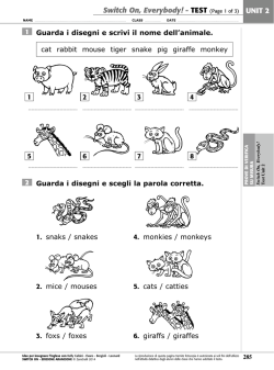 Scarica un esempio - Zanichelli online per la scuola