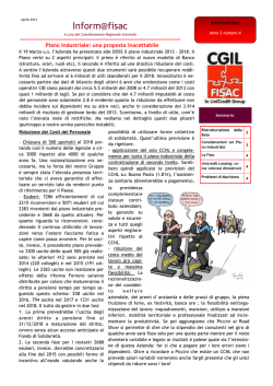 Inform@fisac aprile 2014