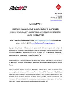 PDF - MotoGP&trade;14 &ndash; Official MotoGP&trade; Videogame