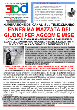 CNT 29 - Coordinamento Nazionale Televisioni