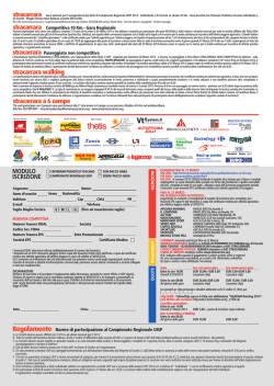 modulo iscrizione stracarrara 2014 da inviare a
