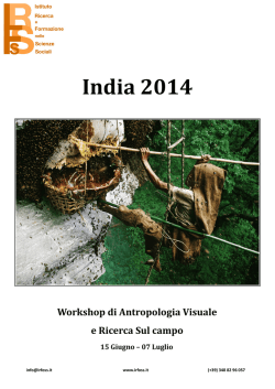 Progetto &ldquo;India 2014
