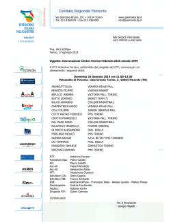 Comitato Regionale Piemonte